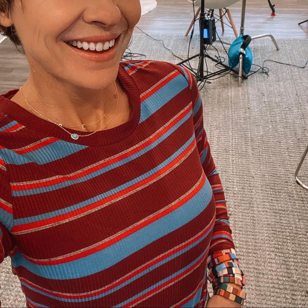 Stripped L/S top